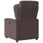 Ingrijire personala si Cosmetice - Sanatate si wellness - Articole wellness - Fotolii de masaj - Fotoliu de masaj rabatabil, maro inchis, material textil - Infinity.ro