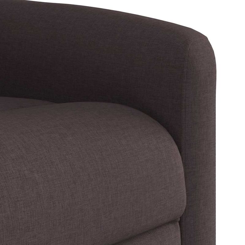 Ingrijire personala si Cosmetice - Sanatate si wellness - Articole wellness - Fotolii de masaj - Fotoliu de masaj rabatabil, maro inchis, material textil - Infinity.ro