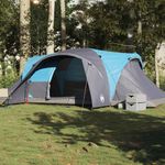 Sport si Outdoor - Camping - Corturi camping - Cort de familie cupola, 6 persoane, albastru, impermeabil - Infinity.ro