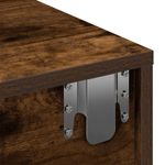 Casa si Gradina - Mobilier - Biblioteci si rafturi - Rafturi - Raft de perete cu sertare Stejar afumat Lemn prelucrat, mărime 80x33x17 cm - Infinity.ro