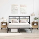 Casa si Gradina - Mobilier - Comode si corpuri - Noptiere - Noptiere, 2 buc., stejar artizanal, 40x35x50 cm, lemn prelucrat - Infinity.ro