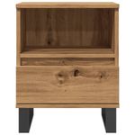 Casa si Gradina - Mobilier - Comode si corpuri - Noptiere - Noptiere, 2 buc., stejar artizanal, 40x35x50 cm, lemn prelucrat - Infinity.ro