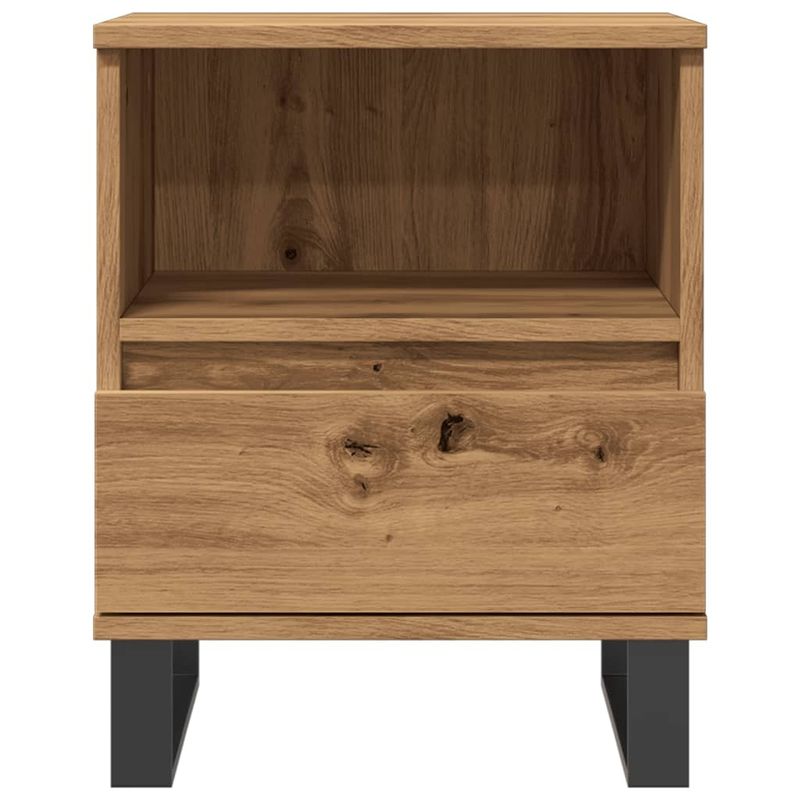 Casa si Gradina - Mobilier - Comode si corpuri - Noptiere - Noptiere, 2 buc., stejar artizanal, 40x35x50 cm, lemn prelucrat - Infinity.ro