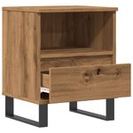 Casa si Gradina - Mobilier - Comode si corpuri - Noptiere - Noptiere, 2 buc., stejar artizanal, 40x35x50 cm, lemn prelucrat - Infinity.ro