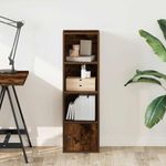 Casa si Gradina - Mobilier - Biblioteci si rafturi - Biblioteci - Biblioteca, stejar fumuriu, 31x24x102 cm, lemn prelucrat - Infinity.ro
