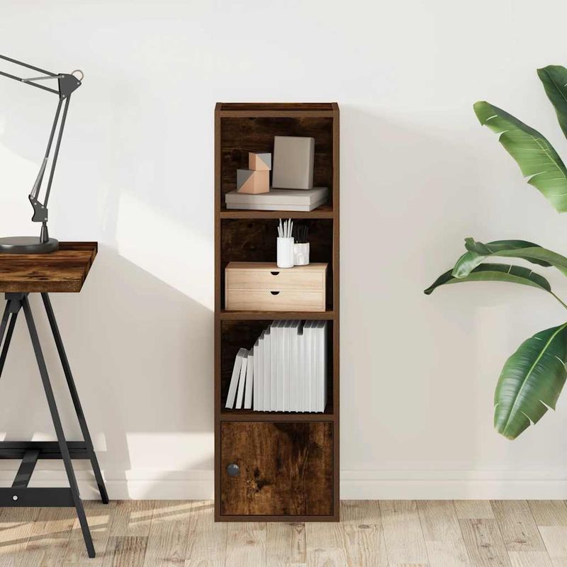 Casa si Gradina - Mobilier - Biblioteci si rafturi - Biblioteci - Biblioteca, stejar fumuriu, 31x24x102 cm, lemn prelucrat - Infinity.ro