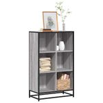 Casa si Gradina - Mobilier - Biblioteci si rafturi - Biblioteci - Biblioteca, gri sonoma, 65,5x33x107,5 cm, lemn prelucrat - Infinity.ro