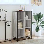 Casa si Gradina - Mobilier - Biblioteci si rafturi - Biblioteci - Biblioteca, gri sonoma, 65,5x33x107,5 cm, lemn prelucrat - Infinity.ro