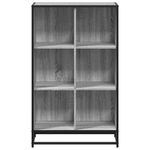 Casa si Gradina - Mobilier - Biblioteci si rafturi - Biblioteci - Biblioteca, gri sonoma, 65,5x33x107,5 cm, lemn prelucrat - Infinity.ro