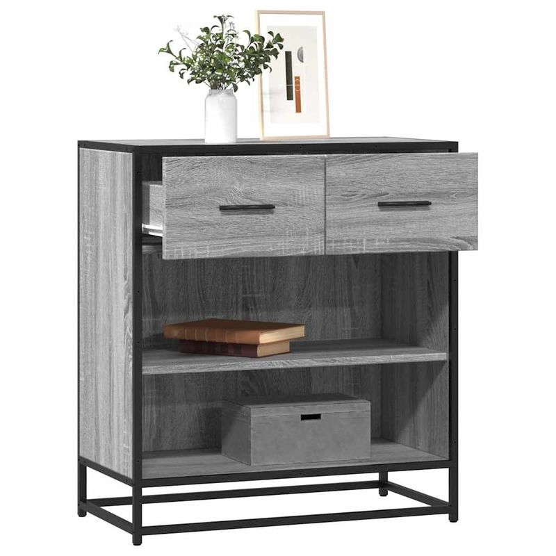 Casa si Gradina - Mobilier - Comode si corpuri - Comode - Bufeta gri Sonoma 68x35x76 cm din lemn prelucrat - Infinity.ro