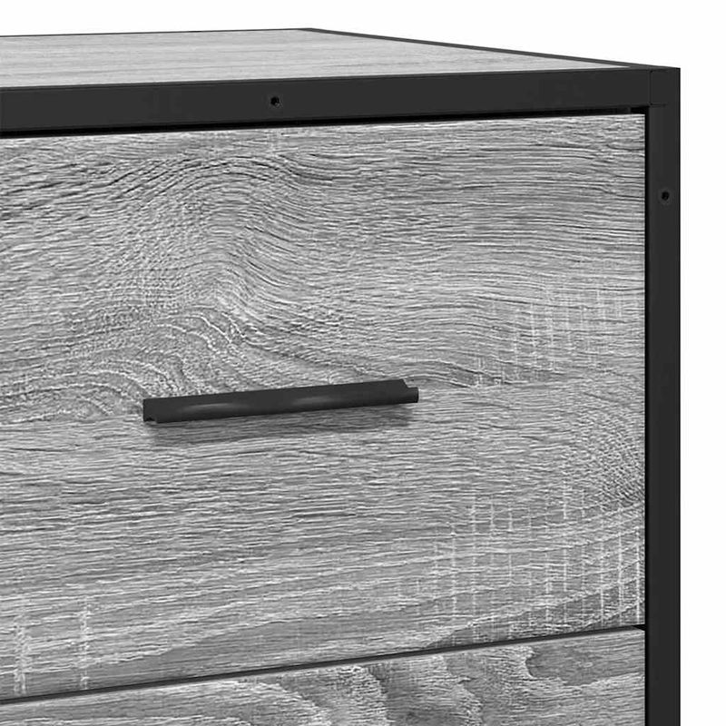 Casa si Gradina - Mobilier - Comode si corpuri - Comode - Bufeta gri Sonoma 68x35x76 cm din lemn prelucrat - Infinity.ro