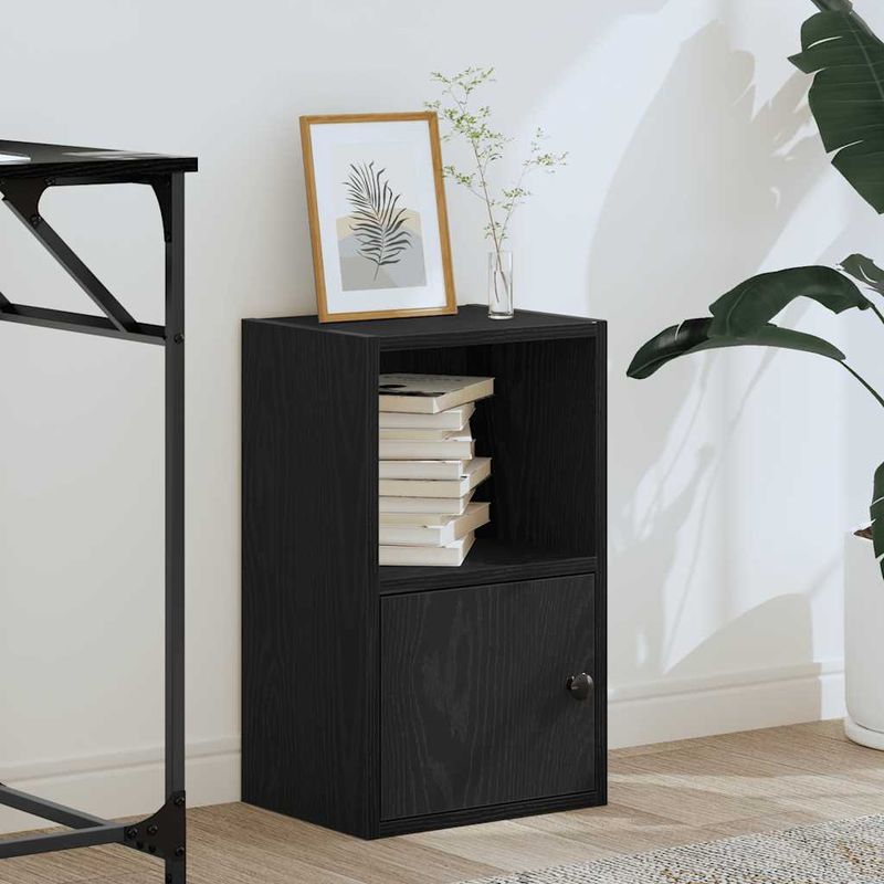 Casa si Gradina - Mobilier - Biblioteci si rafturi - Biblioteci - Biblioteca Stejar negru 31x24x52 cm Lemn prelucrat - Infinity.ro