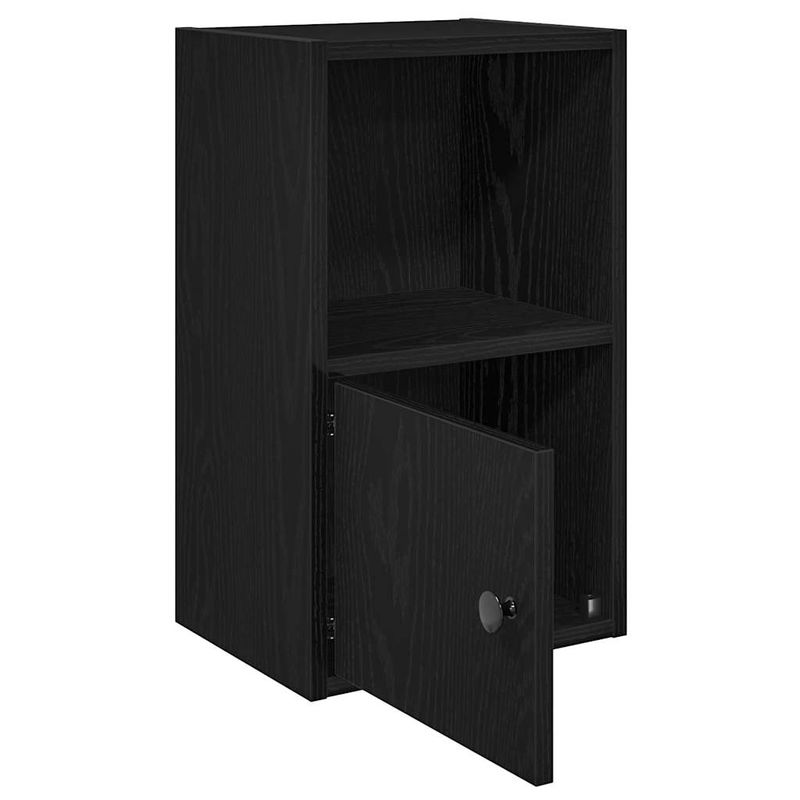Casa si Gradina - Mobilier - Biblioteci si rafturi - Biblioteci - Biblioteca Stejar negru 31x24x52 cm Lemn prelucrat - Infinity.ro
