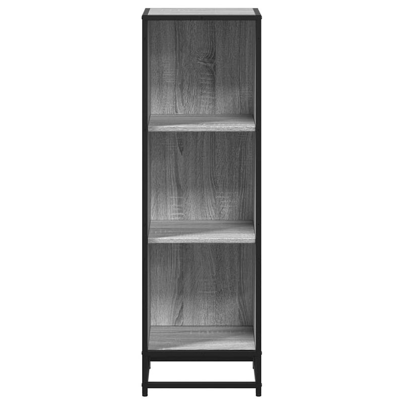 Casa si Gradina - Mobilier - Biblioteci si rafturi - Biblioteci - Biblioteca, gri sonoma, 33,5x33x107,5 cm, lemn prelucrat - Infinity.ro