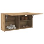 Casa si Gradina - Mobilier - Mobilier baie - Corpuri baie - Dulap perete baie stejar artizanal, 80x25x40 cm, lemn prelucrat - Infinity.ro
