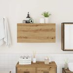 Casa si Gradina - Mobilier - Mobilier baie - Corpuri baie - Dulap perete baie stejar artizanal, 80x25x40 cm, lemn prelucrat - Infinity.ro