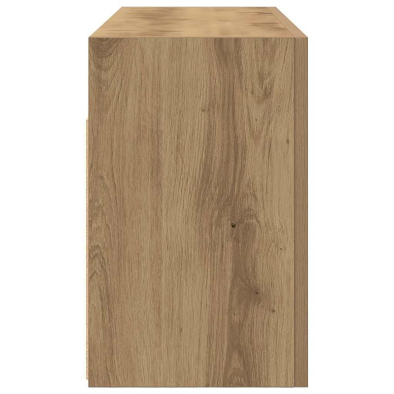 Casa si Gradina - Mobilier - Mobilier baie - Corpuri baie - Dulap perete baie stejar artizanal, 80x25x40 cm, lemn prelucrat - Infinity.ro