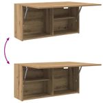 Casa si Gradina - Mobilier - Mobilier baie - Corpuri baie - Dulap perete baie stejar artizanal, 80x25x40 cm, lemn prelucrat - Infinity.ro