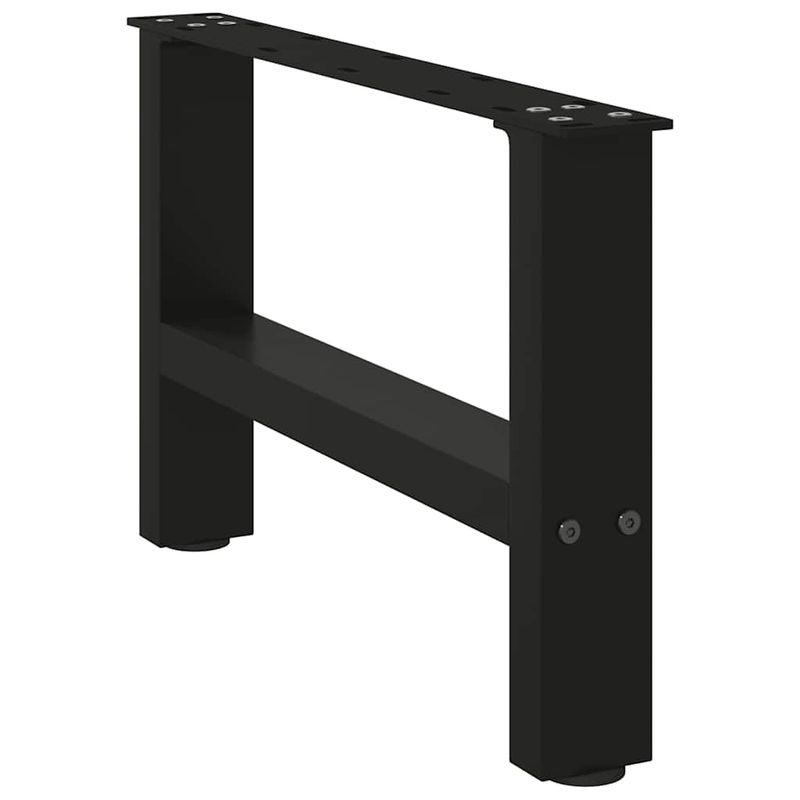 Casa si Gradina - Mobilier - Feronerie si accesorii mobila - Picioare masuta de cafea Negru 2 buc 30×50 cm Otel - Infinity.ro