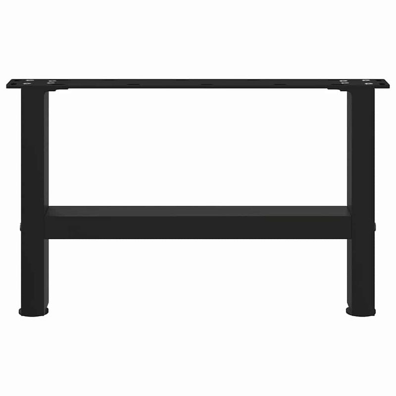 Casa si Gradina - Mobilier - Feronerie si accesorii mobila - Picioare masuta de cafea Negru 2 buc 30×50 cm Otel - Infinity.ro