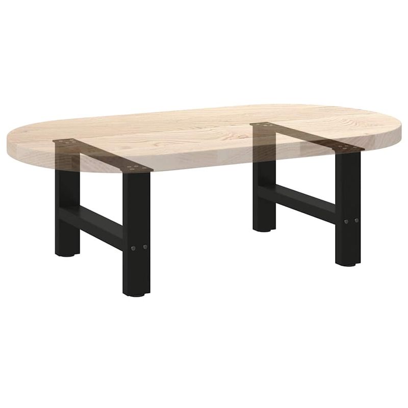 Casa si Gradina - Mobilier - Feronerie si accesorii mobila - Picioare masuta de cafea Negru 2 buc 30×50 cm Otel - Infinity.ro