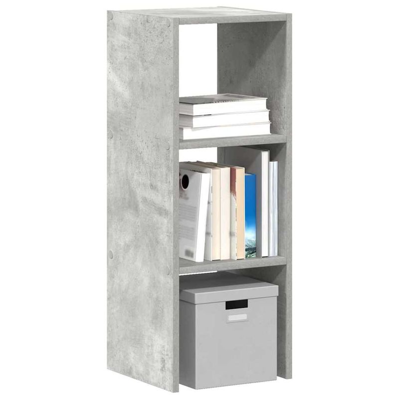 Casa si Gradina - Mobilier - Biblioteci si rafturi - Biblioteci - Biblioteca stivuabila Gri Beton 30x30x80 cm Lemn prelucrat - Infinity.ro