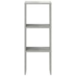 Casa si Gradina - Mobilier - Biblioteci si rafturi - Biblioteci - Biblioteca stivuabila Gri Beton 30x30x80 cm Lemn prelucrat - Infinity.ro