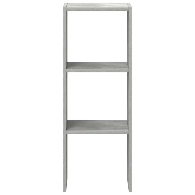 Casa si Gradina - Mobilier - Biblioteci si rafturi - Biblioteci - Biblioteca stivuabila Gri Beton 30x30x80 cm Lemn prelucrat - Infinity.ro