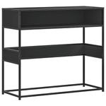 Casa si Gradina - Mobilier - Comode si corpuri - Console - Masuta consola, negru, 90x35x80 cm, lemn prelucrat - Infinity.ro