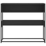 Casa si Gradina - Mobilier - Comode si corpuri - Console - Masuta consola, negru, 90x35x80 cm, lemn prelucrat - Infinity.ro