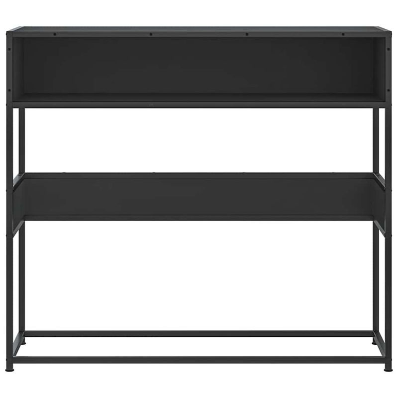 Casa si Gradina - Mobilier - Comode si corpuri - Console - Masuta consola, negru, 90x35x80 cm, lemn prelucrat - Infinity.ro
