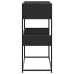 Casa si Gradina - Mobilier - Comode si corpuri - Console - Masuta consola, negru, 90x35x80 cm, lemn prelucrat - Infinity.ro