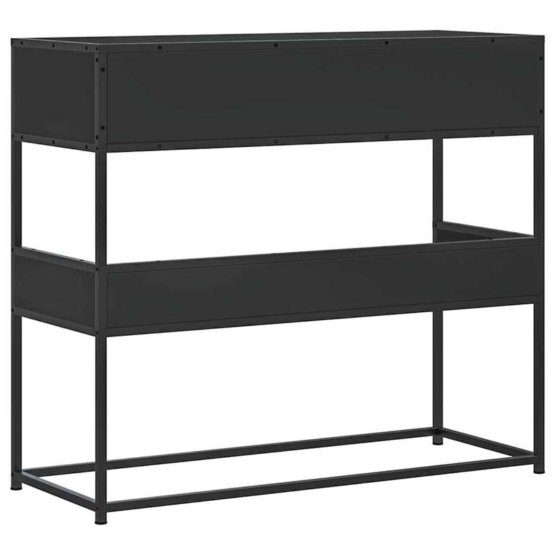 Casa si Gradina - Mobilier - Comode si corpuri - Console - Masuta consola, negru, 90x35x80 cm, lemn prelucrat - Infinity.ro