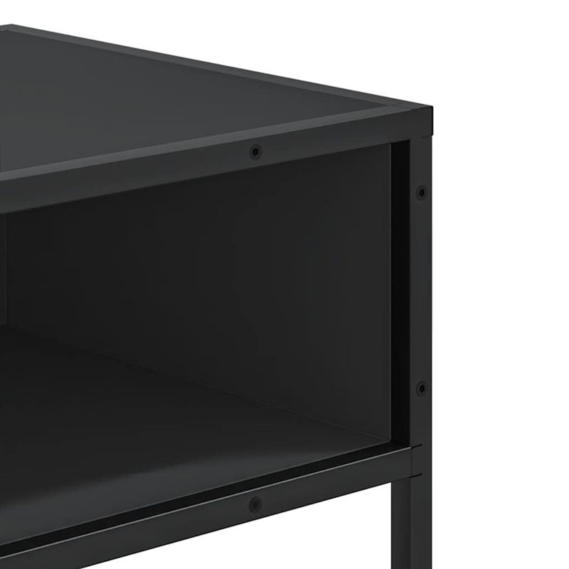 Casa si Gradina - Mobilier - Comode si corpuri - Console - Masuta consola, negru, 90x35x80 cm, lemn prelucrat - Infinity.ro
