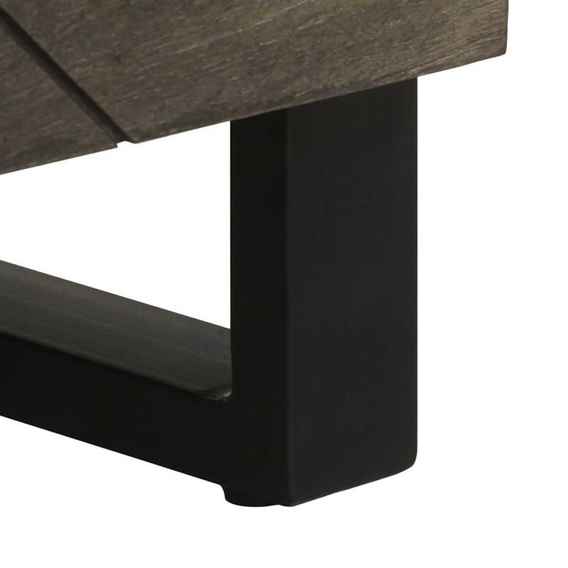 Casa si Gradina - Mobilier - Dulapuri si sifoniere - Dulapuri - Bufete 2 buc Negru 60x33x75 cm Lemn masiv Mango - Infinity.ro