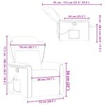 Ingrijire personala si Cosmetice - Sanatate si wellness - Articole wellness - Fotolii de masaj - Fotoliu de masaj rabatabil, gri inchis, material textil - Infinity.ro