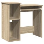 Casa si Gradina - Mobilier - Mese si birouri - Birouri - Birou cu rafturi, stejar sonoma, 84x40x78 cm, PAL - Infinity.ro