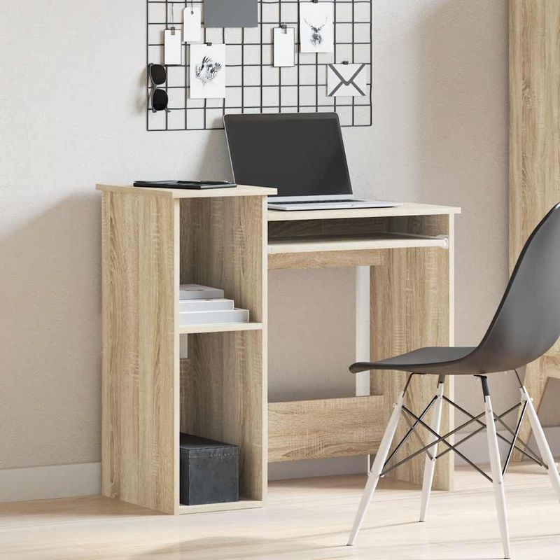 Casa si Gradina - Mobilier - Mese si birouri - Birouri - Birou cu rafturi, stejar sonoma, 84x40x78 cm, PAL - Infinity.ro