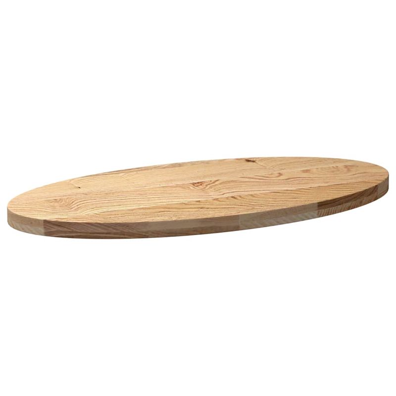 Casa si Gradina - Mobilier - Feronerie si accesorii mobila - Blat de masa 100x50x4 cm lemn masiv de stejar oval - Infinity.ro