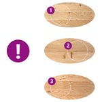 Casa si Gradina - Mobilier - Feronerie si accesorii mobila - Blat de masa 100x50x4 cm lemn masiv de stejar oval - Infinity.ro