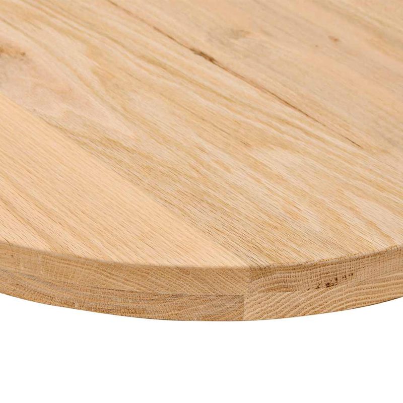 Casa si Gradina - Mobilier - Feronerie si accesorii mobila - Blat de masa 100x50x4 cm lemn masiv de stejar oval - Infinity.ro