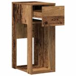 Casa si Gradina - Mobilier - Mese si birouri - Birouri - Suport turn pentru computer cu sertar lemn vechi 30x44x74 cm - Infinity.ro