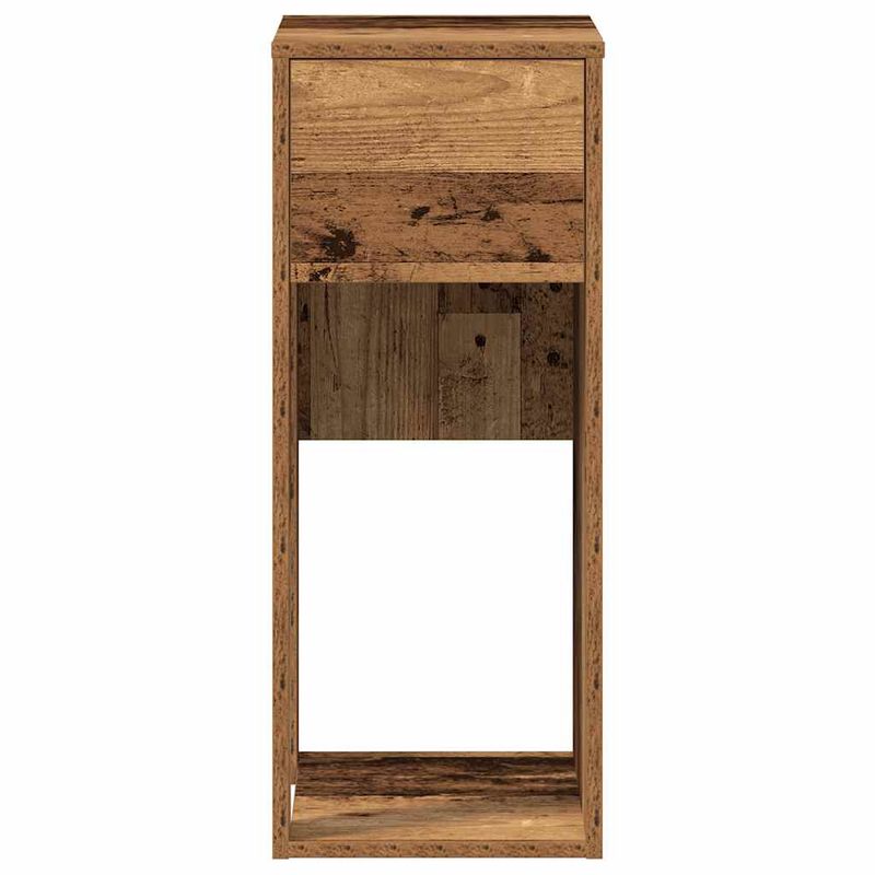 Casa si Gradina - Mobilier - Mese si birouri - Birouri - Suport turn pentru computer cu sertar lemn vechi 30x44x74 cm - Infinity.ro