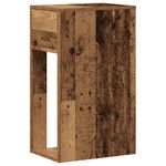 Casa si Gradina - Mobilier - Mese si birouri - Birouri - Suport turn pentru computer cu sertar lemn vechi 30x44x74 cm - Infinity.ro