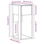 Casa si Gradina - Mobilier - Mese si birouri - Birouri - Suport turn pentru computer cu sertar lemn vechi 30x44x74 cm - Infinity.ro