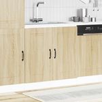 Casa si Gradina - Mobilier - Comode si corpuri - Corpuri bucatarie - Dulap de baza pentru chiuveta Stejar Sonoma Lemn prelucrat, mărime 80x46x81.5 cm - Infinity.ro