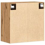 Casa si Gradina - Mobilier - Dulapuri si sifoniere - Dulapuri - Dulap de perete, stejar artizanal, 60x31x60 cm, lemn prelucrat - Infinity.ro