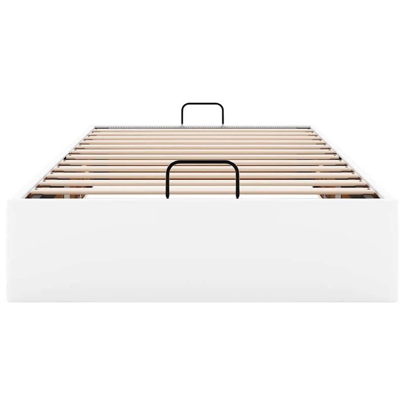 Casa si Gradina - Mobilier - Paturi si accesorii - Paturi - Cadru de pat otoman fara saltea Alb 80x200 cm piele artificiala - Infinity.ro