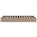 Casa si Gradina - Mobilier - Paturi si accesorii - Paturi - Cadru de pat otoman fara saltea Cappucino piele artificiala, mărime 140x190 cm - Infinity.ro