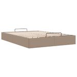 Casa si Gradina - Mobilier - Paturi si accesorii - Paturi - Cadru de pat otoman fara saltea Cappucino piele artificiala, mărime 140x190 cm - Infinity.ro
